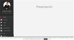 Desktop Screenshot of maitrejoaquinlopez.com